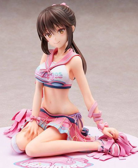 Anmi Pink Label Flamingos Ponytail Girl (Original Character) PVC-Statue 1/6 13cm Daiki Kougyou 