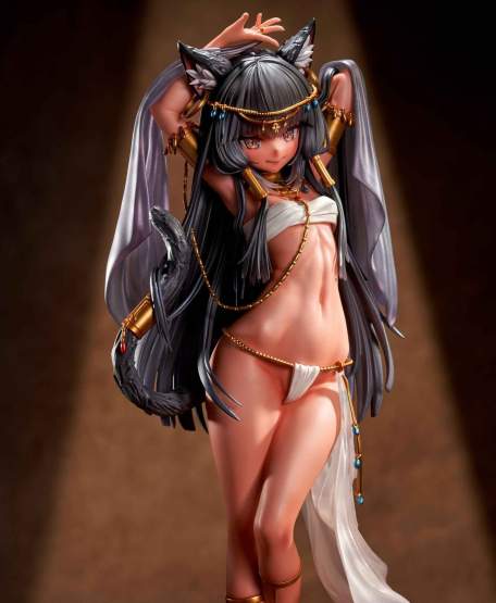 Bastet the Goddess Illustrated by Nigi Komiya 1/4 (Original Character) PVC-Statue 1/4 40cm Pure 
