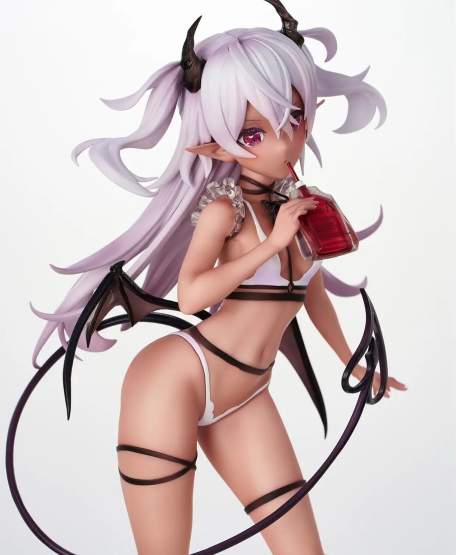 Dusky-Skinned Vampire Yoru-chan Illustration by Yukimiya Yuge (Original Character) PVC-Statue 28cm Eigtheen 