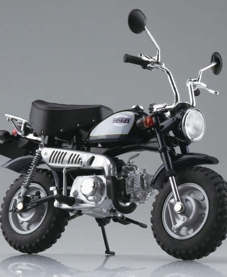 Honda Monkey Limited Imperial Blue (Original Character) Diecast Bike Series 1/12 11cm Aoshima 