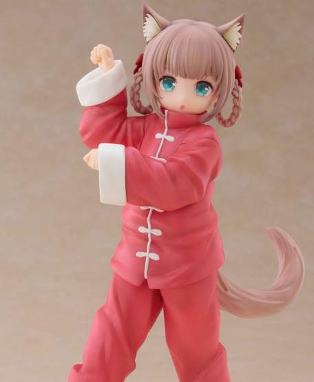 Kinako Nyang fu Version (My Cat Is a Kawaii Girl Palette Dress-Up Collection) PVC-Statue 1/6 15cm Golden Head 
