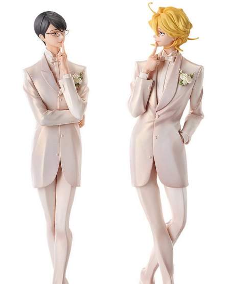 Kusakabe & Licht Sajo: Wedding Version (Doukyusei) 2er-Set PVC-Statue 1/7 24cm Orange Rouge 