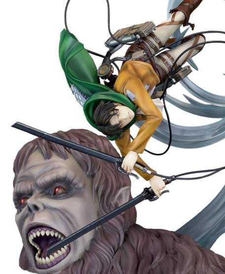 Levi vs Beast Titan Version (Attack on Titan) PVC-Statue 1/7 28cm Proof 