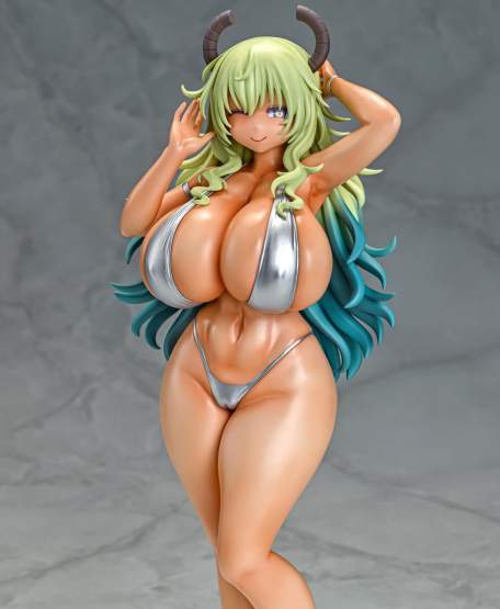 Lucoa Bikini Style Suntan Version (Miss Kobayashi's Dragon Maid) PVC-Statue 1/7 26cm Q-Six 