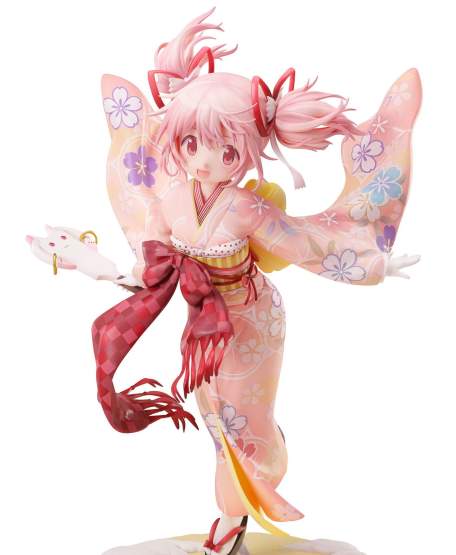 Madoka Kaname Kimono Version (Puella Magi Madoka Magica Side Story Magia Record) PVC-Statue 1/7 22cm FuRyu 