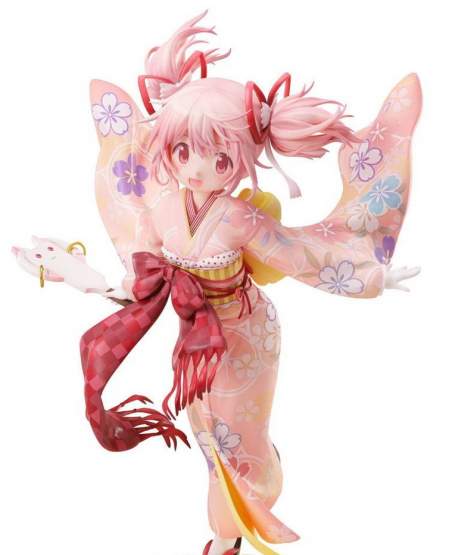 Madoka Kaname Kimono Version (Puella Magi Madoka Magica Side Story Magia Record) PVC-Statue 1/7 22cm FuRyu 