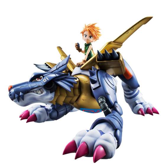 Metal Garurumon & Ishida Yamato re-run (Digimon Adventure) G.E.M. PVC-Statue 30cm Megahouse 