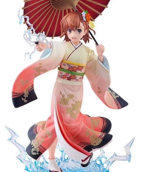 Mikoto Misaka Furisode Kimono Version (A Certain Scientific Railgun T) PVC-Statue 1/7 28cm Kadokawa 