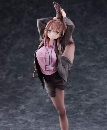 OL-chan Who Doesn't Want to Go to Work Pink Version (Original Character) PVC-Statue 1/6 26cm Magi Arts 