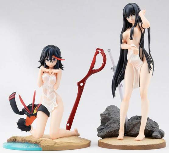 Ryuko Matoi & Satsuki Kiryuin (Kill la Kill) PVC-Statuen 1/7 16-23cm Amakuni 