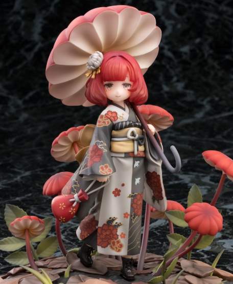 Serie No.6 Marasmius Haematocephalus (The Mushroom Girls) PVC-Statue 1/1 23cm Reverse Studio 