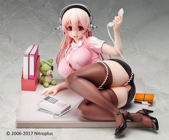 Super Sonico Clumsy OL Version (Nitro Super Sonic) PVC-Statue 13cm Native 