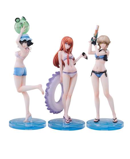 Mayuri Shiina, Kurisu Makise, Suzuha Amane: Swimsuit Version (Steins Gate) PVC-Statue 1/7 24-29cm Solarain 