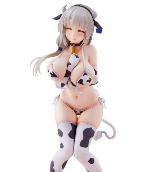 Tsuki Uzaki Cow Bikini Version re-run (Uzaki-chan Wants to Hang Out!) PVC-Statue 1/7 22cm Wave 