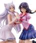 Tsubasa Hanekawa Set re-run (Nekomonogatari Monogatari Series) PVC-Statue 19cm Union Creative 
