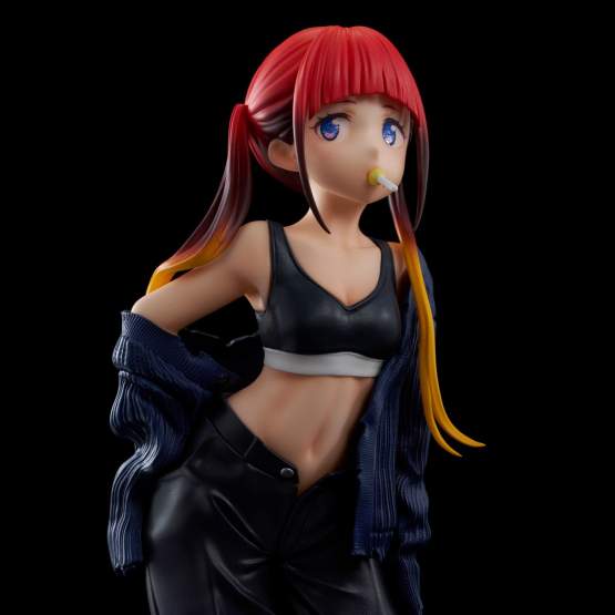 Chise Asukagawa (Gridman Universe) Zozo Black Collection PVC-Statue 21cm Union Creative 