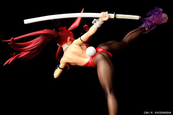Erza Scarlet High Kick Crimson Bunny Version (Fairy Tail) PVC-Statue 1/6 37cm Orca Toys 
