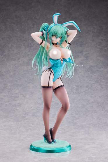 Green Twin Tail Bunny-chan (Original Character) PVC-Statue 1/6 43cm PartyLook 