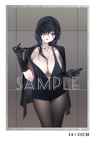 Ishimi Yokoyama Black One-piece Dress Version illustration by Bara (Original Character) PVC-Statue 1/6 28cm Hanabee 