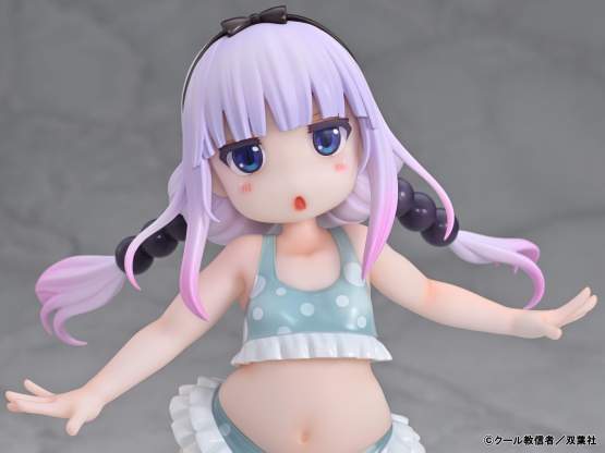 Kanna Kamui Swimsuit On the Beach Version re-run (Mishiranu Joshikousei ni Kankinsareta Mangaka no Hanashi) PVC-Statue 1/6 20cm Kaitendoh 