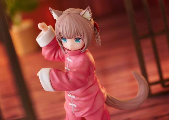 Kinako Nyang fu Version (My Cat Is a Kawaii Girl Palette Dress-Up Collection) PVC-Statue 1/6 15cm Golden Head 