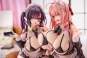 Koho Miya & Otsuhane Fuwari illustration by Ninoude (Original Character) PVC-Statue 1/5 18cm Showmon 