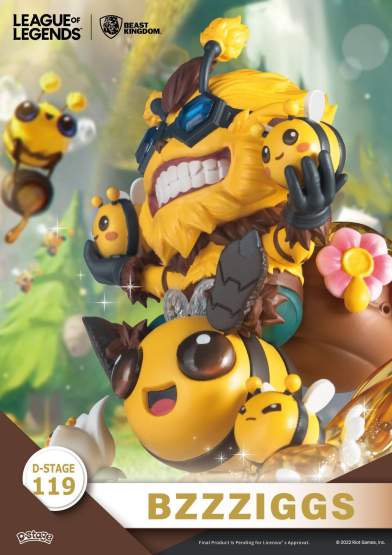 Beemo & BZZZiggs Diorama Set (League of Legends) PVC-Statue 15cm Beast Kingdom Toys 