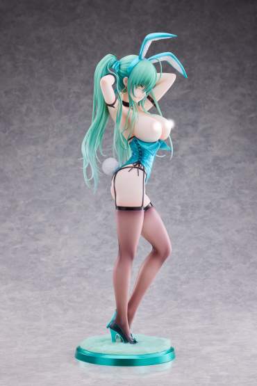 Green Twin Tail Bunny-chan (Original Character) PVC-Statue 1/6 43cm PartyLook 