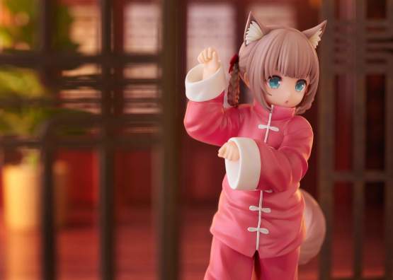 Kinako Nyang fu Version (My Cat Is a Kawaii Girl Palette Dress-Up Collection) PVC-Statue 1/6 15cm Golden Head 