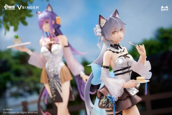 Luo Tianyi & Mo Qingxian Tea Time Melody Version (VSinger) 2er-Pack Plastik-Statuen 1/7 23+26cm AniMester 
