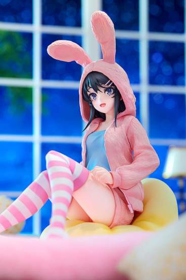 Mai Sakurajima Hoodie Look Rabbit Ears Version (Rascal Does Not Dream of a Knapsack Kid) PVC-Statue 1/7 18cm Kadokawa 