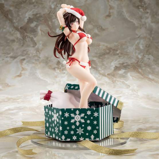 Mizuhara Chizuru Santa Bikini de Fuwamoko 2nd Xmas (Rent-A-Girlfriend) PVC-Statue 1/6 26cm Hakoiri Musume 