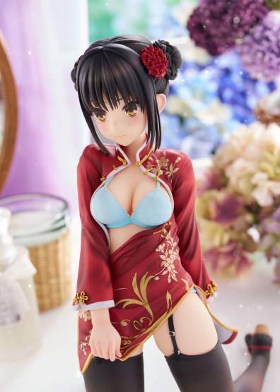Natsume Shiki Chinese Clothes Version AmiAmi Limited Edition (Cafe Stella and the Reaper´s Butterfly) PVC-Statue 1/3.5 30cm AliceGlint 