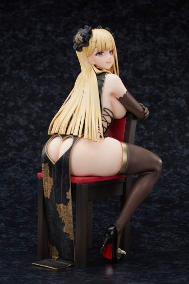 China Girl Black Version Illustrated by oekakizuki (Original Character) PVC-Statue 1/6 20cm Pure 