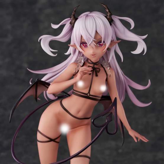 Dusky-Skinned Vampire Yoru-chan Illustration by Yukimiya Yuge (Original Character) PVC-Statue 28cm Eigtheen 