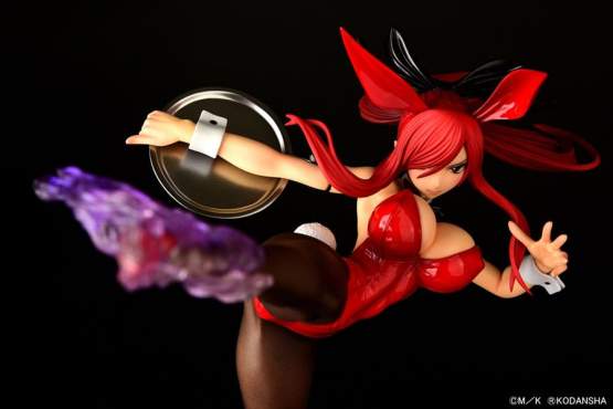 Erza Scarlet High Kick Crimson Bunny Version (Fairy Tail) PVC-Statue 1/6 37cm Orca Toys 