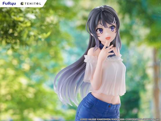 Mai Sakurajima (Rascal Does Not Dream of Bunny Girl Senpai) Tenitol PVC-Statue 29cm FuRyu 