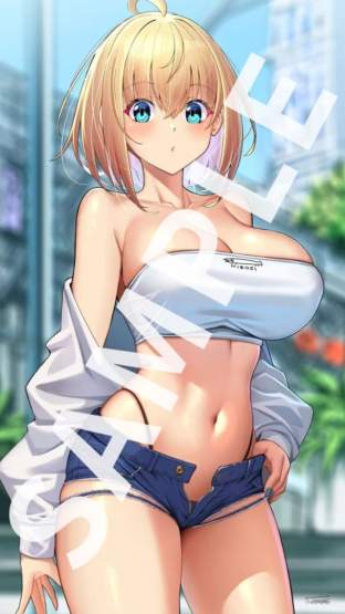Sophia F. Shirring Tube Top Version Bonus Version Illustration by Nadare Takamine & Daefny (Original Character) PVC-Statue 1/6 26cm ASCENDIA 