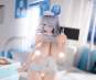 Blue Nurse Bunny (Original Character) PVC-Statue 1/6 29cm Pink Cat 