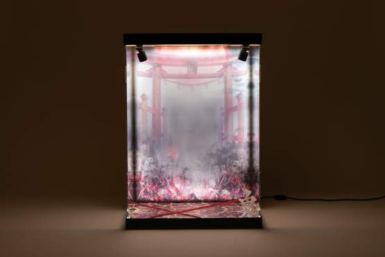 Acryl Display Case mit Beleuchtung Inbina Rasethuhime Saki M Edition 39cm SHINSAI 