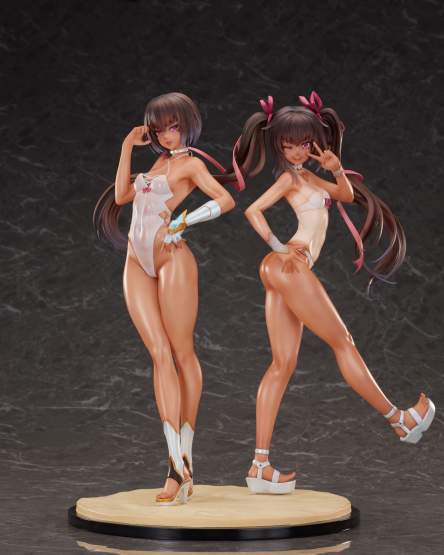 Adult Yukikaze and Young Yukikaze Swimsuits Version (Taimanin RPG) PVC-Statuen-Set 1/6 28cm Magi Arts 