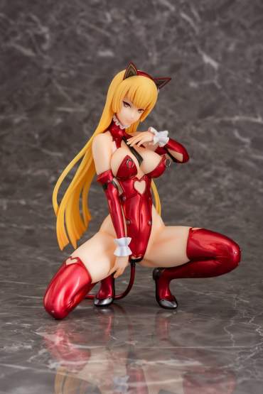 Ban! Nekomusume Maoniang Enamel Red Version (Queen Ted Illustrator Collection) PVC-Statue 1/6 19cm Queen Ted 