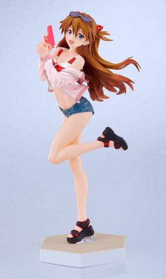 Beach Queens: Asuka Shikinami Langley L-Size (Rebuild of Evangelion) POP UP PARADE L PVC-Statue 22cm Good Smile Company 