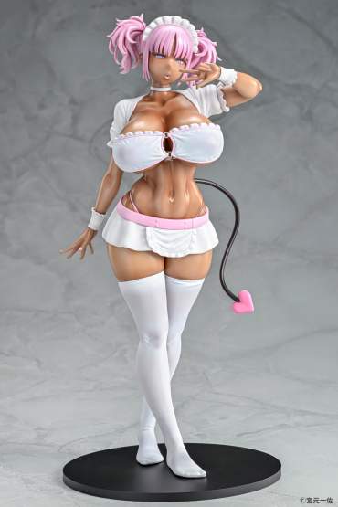 Black Gal Maid Succubus Cocoa Pink Version (Original Character) PVC-Statue 1/6 30cm Q-Six 
