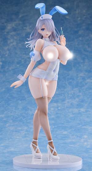 Blue Nurse Bunny (Original Character) PVC-Statue 1/6 29cm Pink Cat 