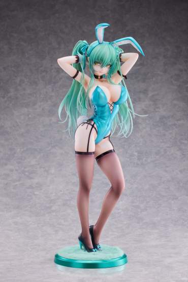 Green Twin Tail Bunny-chan (Original Character) PVC-Statue 1/6 43cm PartyLook 