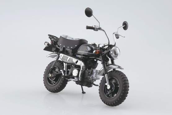 Honda Monkey Limited Black (Original Character) Diecast Bike Series 1/12 11cm Aoshima 