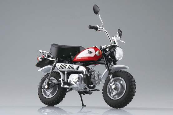 Honda Monkey Limited Fighting Red (Original Character) Diecast Bike Series 1/12 11cm Aoshima 