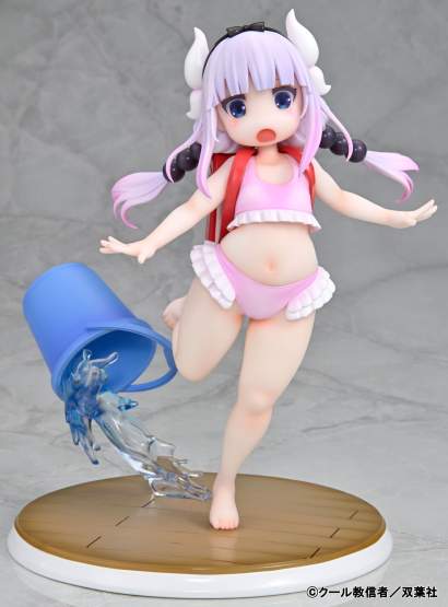 Kanna Kamui Swimsuit In the house Version re-run (Mishiranu Joshikousei ni Kankinsareta Mangaka no Hanashi) PVC-Statue 1/6 20cm Kaitendoh 