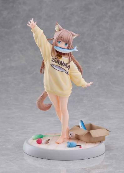 Kinako Play With Version AmiAmi Limited Edition (My Cat Is a Kawaii Girl) PVC-Statue 1/6 21cm Golden Head 